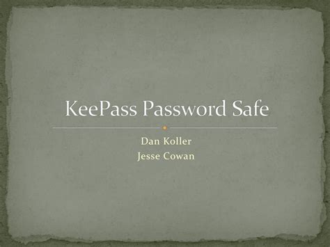 koller password.